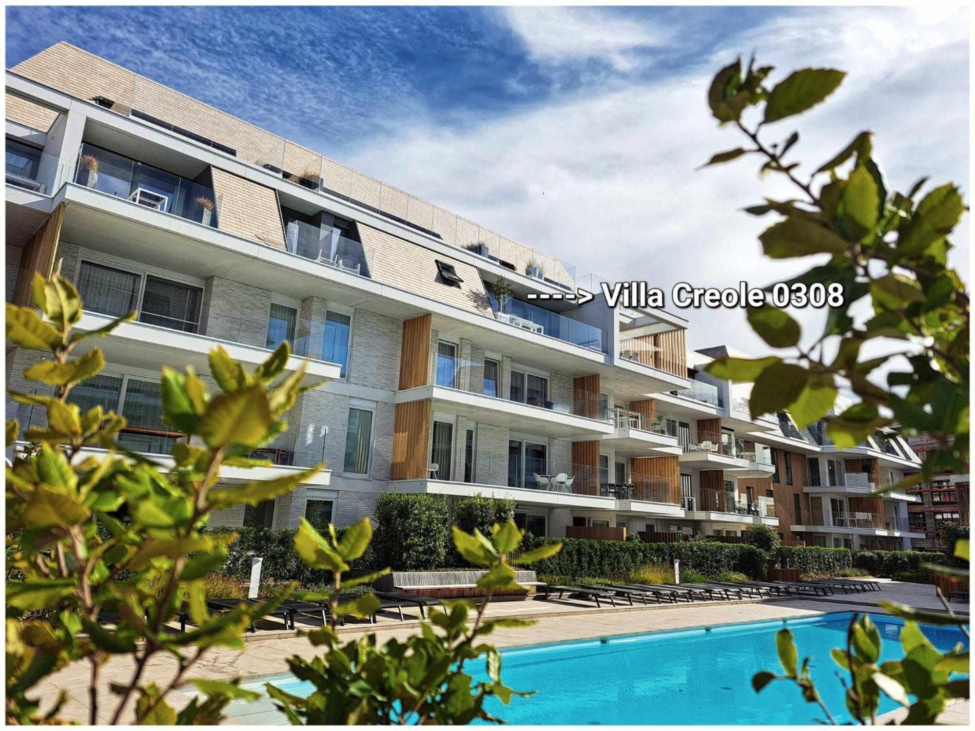 Villa Creole 0308 Luxe Appartement Met Verwarmd Zwembad Nieuwpoort Jachthaven ภายนอก รูปภาพ